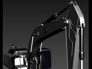 your excavator - 3d animated excavator model Modelo 3D