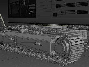 your excavator - 3d animated excavator model Modelo 3D