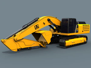 votre pelle - mod&egrave;le de pelle anim&eacute; en 3D Modèle 3D