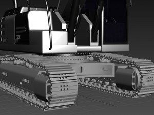 your excavator - 3d animated excavator model Modelo 3D