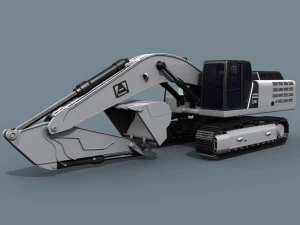 votre pelle - mod&egrave;le de pelle anim&eacute; en 3D Modèle 3D