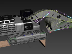 votre pelle - mod&egrave;le de pelle anim&eacute; en 3D Modèle 3D