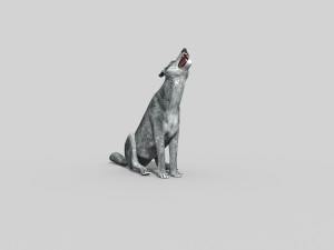 wolfgang - 3d animated wolf model 3D Model