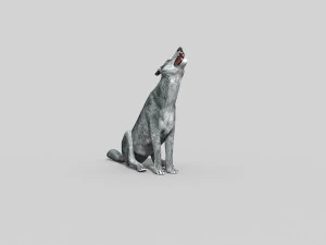 wolfgang - 3d animated wolf model 3D Model