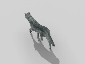 wolfgang - 3d animated wolf model 3D Model