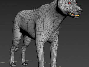 wolfgang - 3d animated wolf model 3D Model