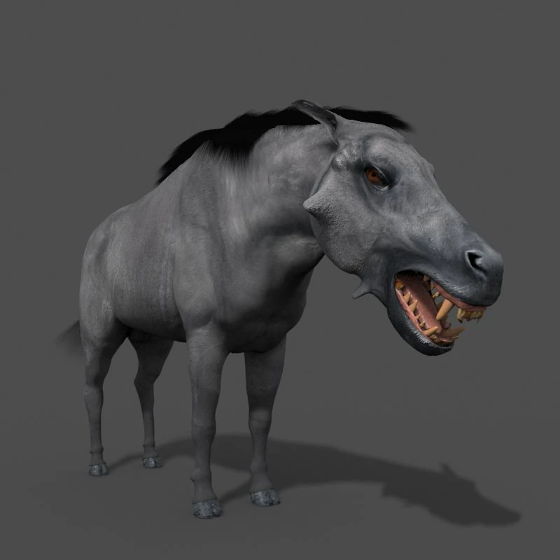 hell pig - daeodon shoshonensis 3D Model .c4d .max .obj .3ds .fbx .stl .blend 