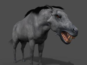 maiale infernale - daeodon shoshonensis Modello 3D