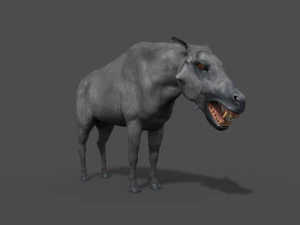 hell pig - daeodon shoshonensis 3D Model