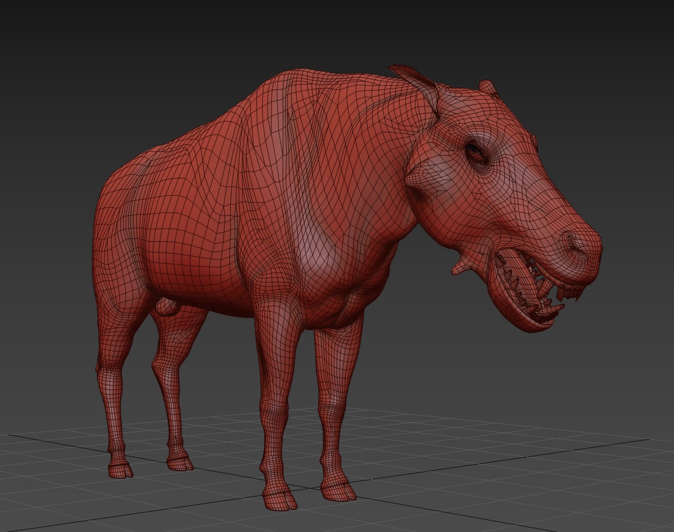 Daeodon shoshonensis. Энтелодонт арт. Hell pig. Энтелодонт прогулки с чудовищами. Ископаемая свинья.