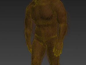 big foot - sasquatch - animated 3D Model