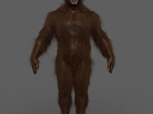 big foot - sasquatch - animated 3D Model