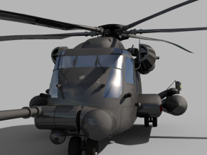 sikorsky mh-53 pave low helicopter 3D 모델