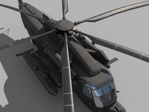sikorsky mh-53 pave low helicopter 3D 모델