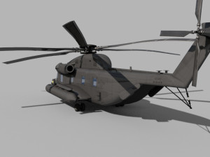 sikorsky mh-53 pave low helicopter 3D 모델