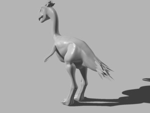 terror bird phorusrhacos 3D 模型