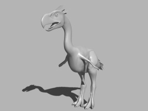 terror bird phorusrhacos 3D 模型