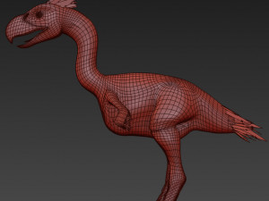 terror bird phorusrhacos 3D 模型