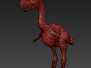 terror bird phorusrhacos 3D 模型