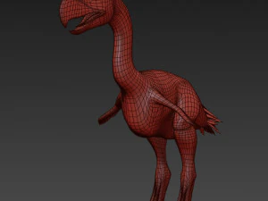 terror bird phorusrhacos 3D Model