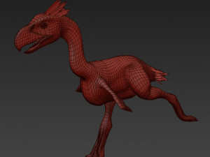 terror bird phorusrhacos 3D 模型