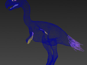 terror bird phorusrhacos 3D 模型