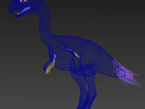 terror bird phorusrhacos 3D Model