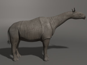 indricotherium 3d - pre-historic mammal 3D Модель