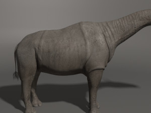 indricotherium 3d - pre-historic mammal 3D Модель