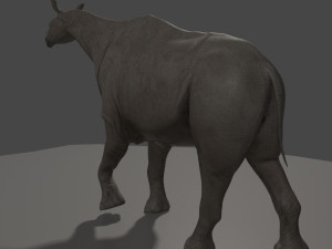 indricotherium 3d - pre-historic mammal 3D Модель