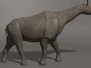 indricotherium 3d - pre-historic mammal 3D Model