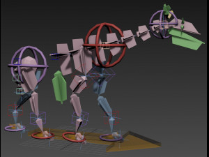 indricotherium 3d - pre-historic mammal 3D Модель