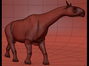 indricotherium 3d - pre-historic mammal 3D Model