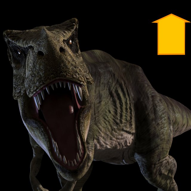 t rex forever - 8k 3D Model .c4d .max .obj .3ds .fbx .stl .blend 