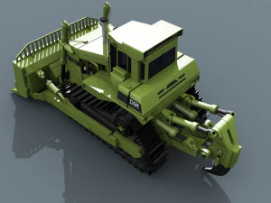 your bulldozer - 3d animated bulldozer model 3D Model