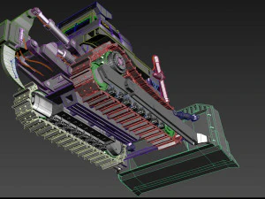 your bulldozer - 3d animated bulldozer model 3D Model