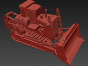 your bulldozer - 3d animated bulldozer model 3D Model