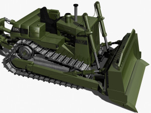 your bulldozer - 3d animated bulldozer model 3D Model
