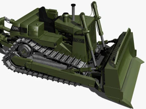 your bulldozer - 3d animated bulldozer model 3D Model