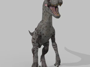 female alpha raptor - 8k 3D Model