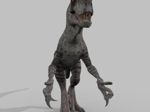 female alpha raptor - 8k 3D Model