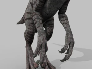 female alpha raptor - 8k 3D Model