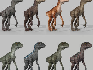 extreme raptor collection - 8k 3D Model