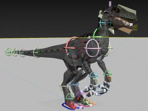 cole&ccedil;&atilde;o de raptores extremos - 8k Modelo 3D