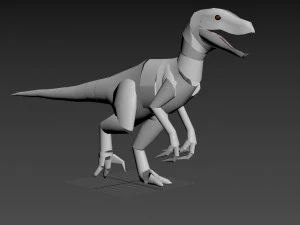 cole&ccedil;&atilde;o de raptores extremos - 8k Modelo 3D