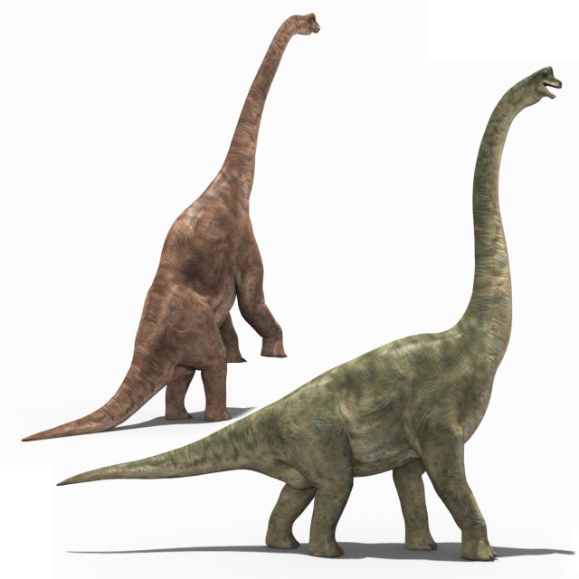 brachiosaur forever - 8k Modello 3D .c4d .max .obj .3ds .fbx .stl .blend 