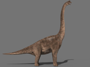 brachiosaur forever - 8k Modello 3D