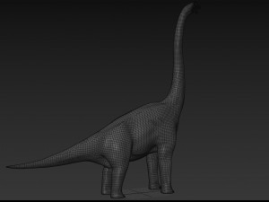 brachiosaur forever - 8k Modello 3D