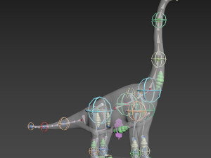 brachiosaur forever - 8k Modello 3D