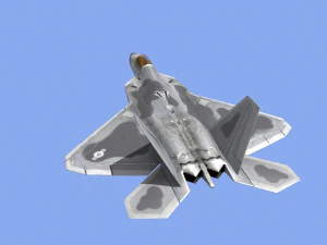 like real f 22 raptor 3D Model